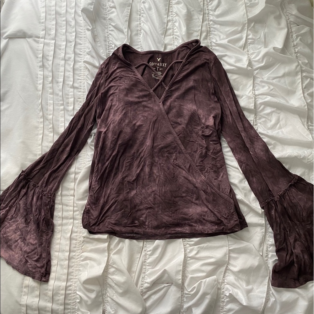 Flare Sleeve Shirt
